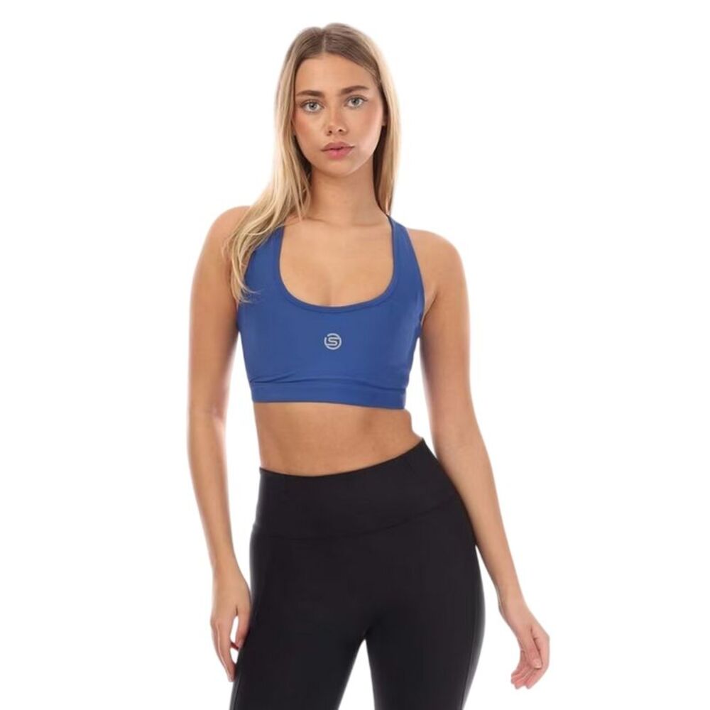 Skins Womens/Ladies Series-3 Sports Bra / Blue